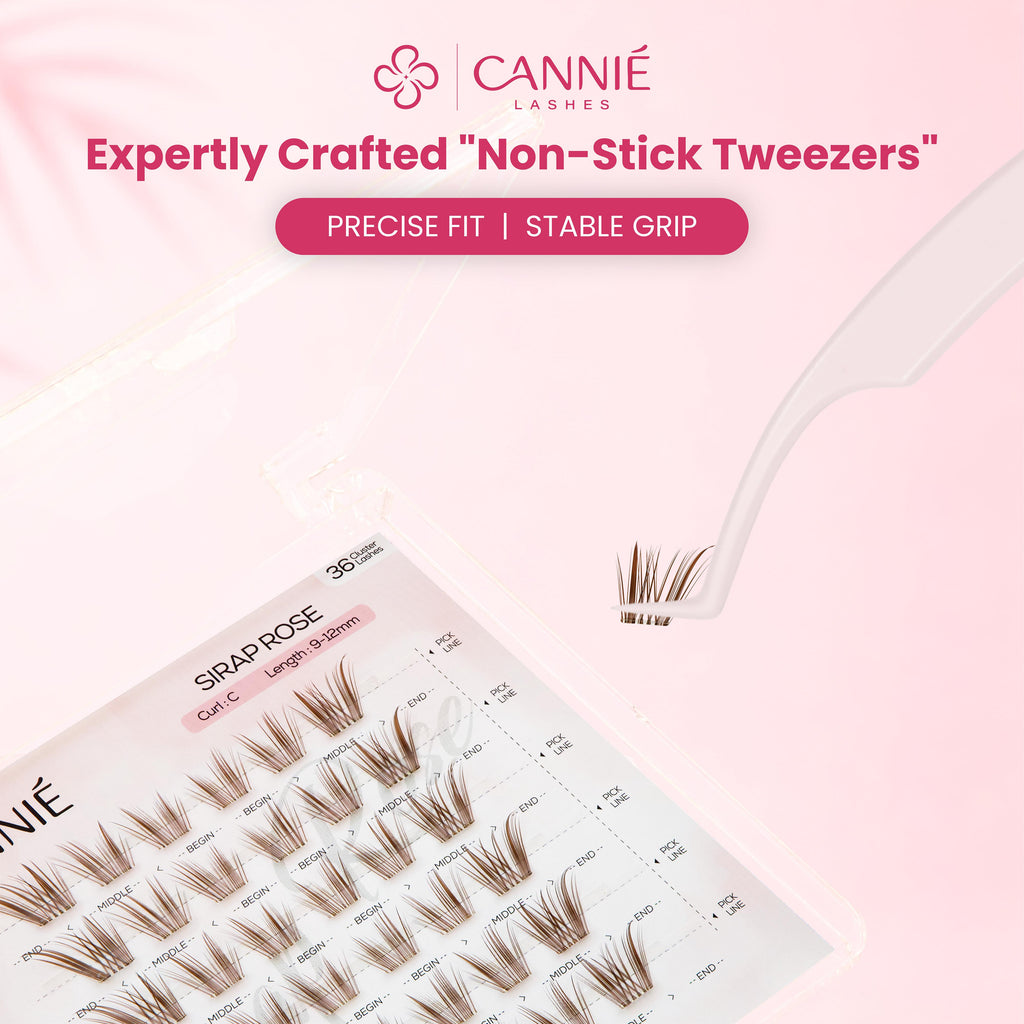 CANNIÉ LASH Anti-Stick Eyelash Tweezer